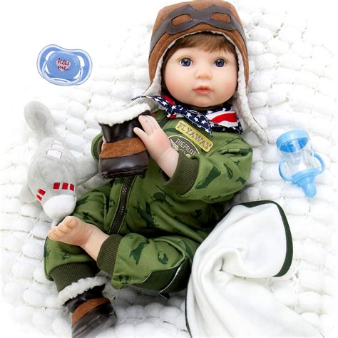 Milidool Reborn Baby Boy Doll Inch Lifelike Dolls Realistic Baby Boy