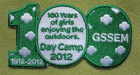 Girl Scouts Southeastern Michigan 100th Anniversary Patch