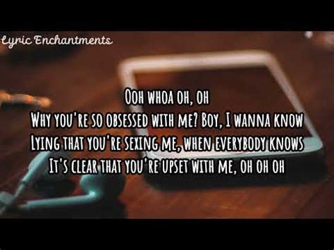 Obsessed Lyrics Mariah Carey Lyrics YouTube