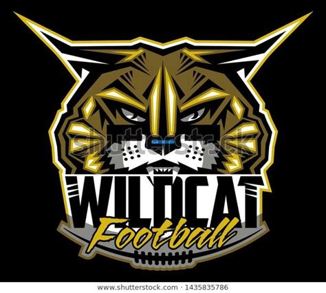 Wildcat Mascot Football