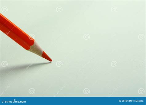 Orange Pencil Drawing Stock Photo Image Of Orange Millimeter