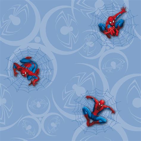 Papel De Parede Vinilico Homem Aranha Azul 300x58cm Shopee Brasil