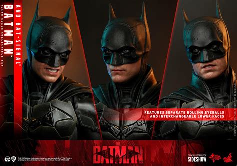 Batman The Batman Deluxe And Bat Signal Hot Toys Collectibles 1 6 Scale Action Figure