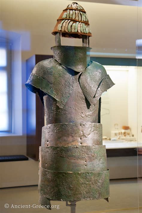 Mycenaean Bronze Armor Ancient Greece Org