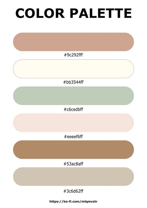 Aesthetic Color Palette Guide - Ielky16's Ko-fi Shop