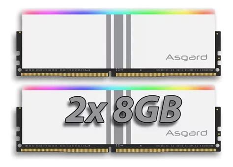 Memória Rgb 16gb 2x8gb Asgard Valkyrie Branco Gamer Precinho Frete grátis