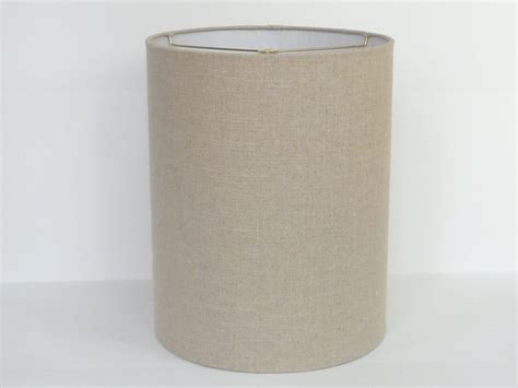 Mid Century Modern Linen Drum Lampshade