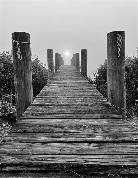 Foggy Dock To The Sun Photograph By Gary Greer Fine Art America