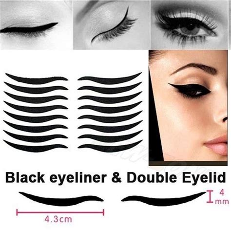 Buy 48pcs Eyelid Sexy Cat Style Eyes Sticker Black Eyeliner Beauty Sticker Makeup At Affordable