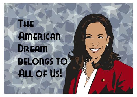 Kamala Harris American Dream Digital Art By C And H Designs Terra