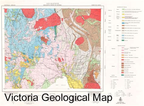 Jamieson 1-50000 Geological Map Victoria - Maps, Books & Travel Guides