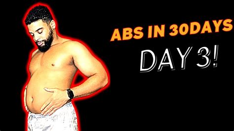 Day 3 Road To Abs In 30 Days Youtube