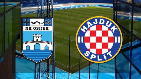 Nogomet UŽivo Osijek I Hajduk Na Gradskom Vrtu U Nedjelju 12 Ožujka