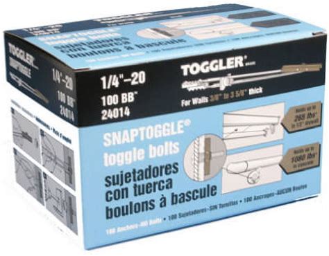 New Toggler Snaptoggle Pack Bb Toggle Bolt Walmart