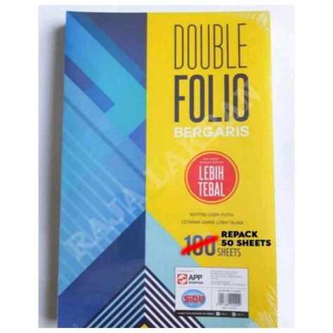 Jual Ecer Kertas Double Folio Sidu Kiky Shopee Indonesia