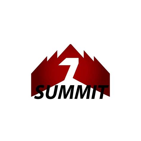 Seven Summit Logo Vector Template Design Illustration 2109445 Vector