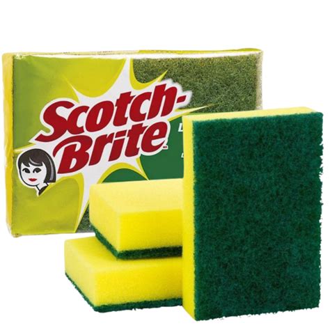 4 Esponjas Dupla Face Scotch Brite 3m