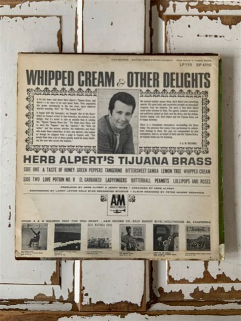 Vintage Herb Alperts Tijuana Brass Whipped Cream Other Delights