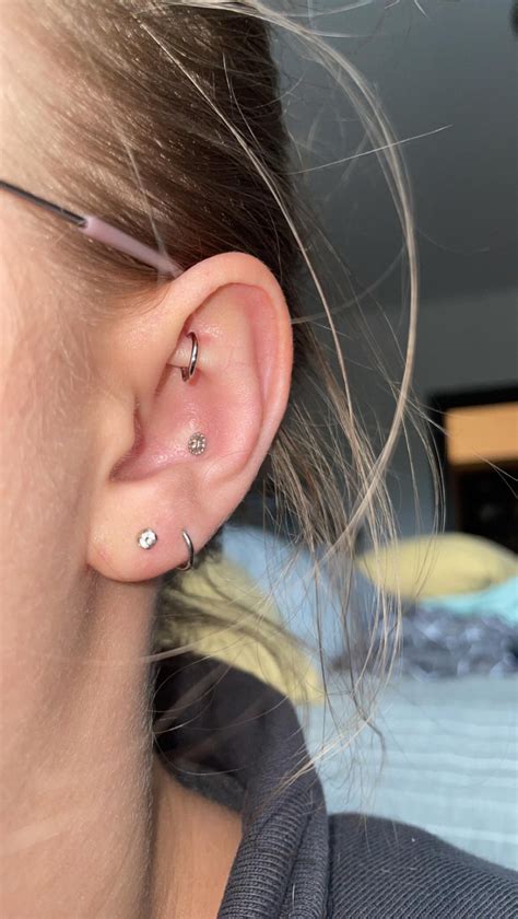 I Had My Rook Upgraded To A Ring Today Rpiercing