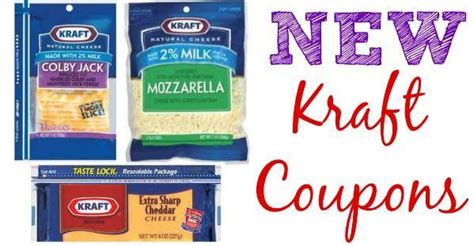 Printable Kraft Coupons for Kraft Cheese!