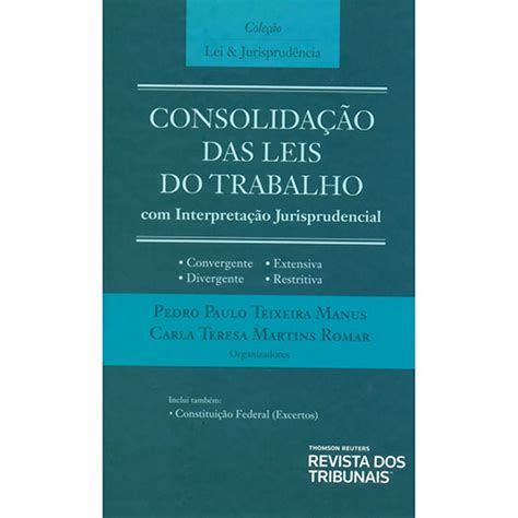 Livro Consolidação Das Leis Do Trabalho Interpretação