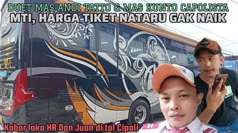 Duet Mas Andi Tatto Mas Kunto CapolistaMTI Tiket Nataru Gak Naik