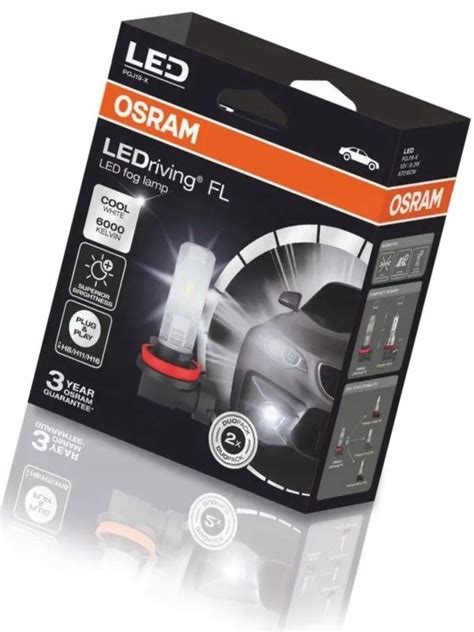 Osram ŻarÓwka Led H8 H11 H16 12v 8 2w Ledriving 2 Sztuki 67219cw Za 213