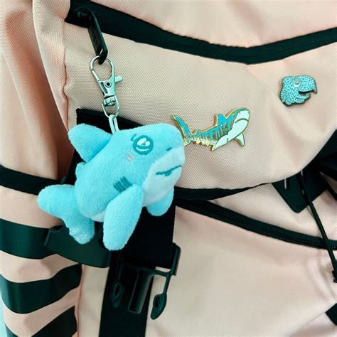 Plush shark keychain | Shark plush, Shark, Shark accessories