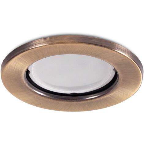 Aro Foco Downlight Circular Sara Acero Mm Latonado