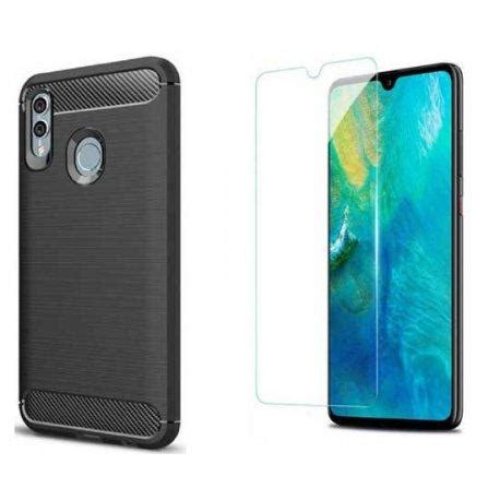 Etui Carbon Case zaščitno steklo za Huawei Honor 10 Lite Etuiji si