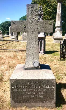 William Dean Colman Memorial Find A Grave