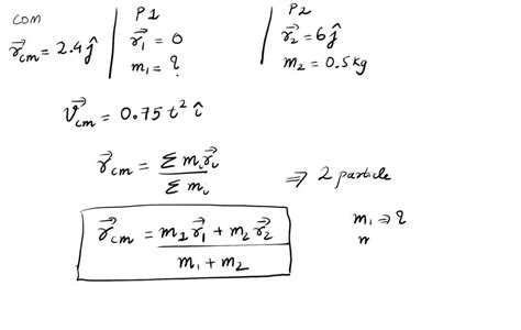 A System Consists Of Two Particles At T One Part Solvedlib