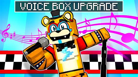 Glamrock Freddys Voice Box Upgrade In Minecraft Security Breach Youtube