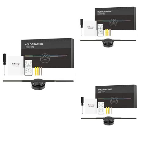 Projetor Hologr Fico WiFi 3D Ventilador Hologr Fico Do Jogador Para V