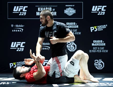 The legendary Khabib Nurmagomedov training session that saw him break eight successive partners ...