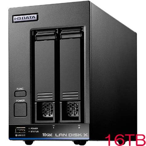 Nas アイオーデータ Hdl2 Xa Hdl2 Xa16 10gbe対応法人向け2ドライブnas 16tb 1206588 イー