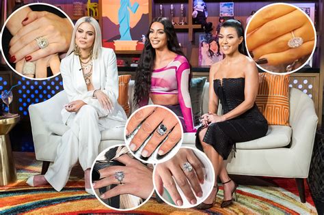 Kardashian-Jenner family engagement rings through the years