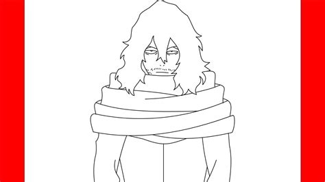 How To Draw Shota Aizawa From My Hero Academia Step By Step Drawing