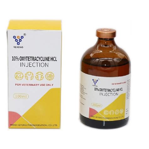 Injectable Oxytetracycline Hydrochloride Mg Ml Veterinary Medicine