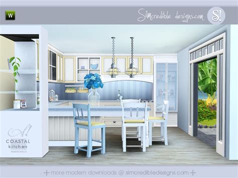 The Sims Resource Coastal Kitchen