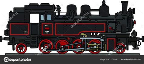 Vintage Steam Locomotive Stock Vector by ©YAY_Images 622310788