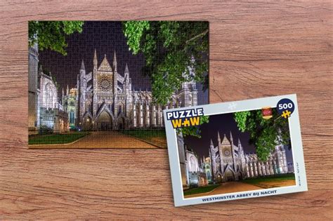 Puzzel Westminster Abbey Bij Nacht Legpuzzel Puzzel Stukjes Bol