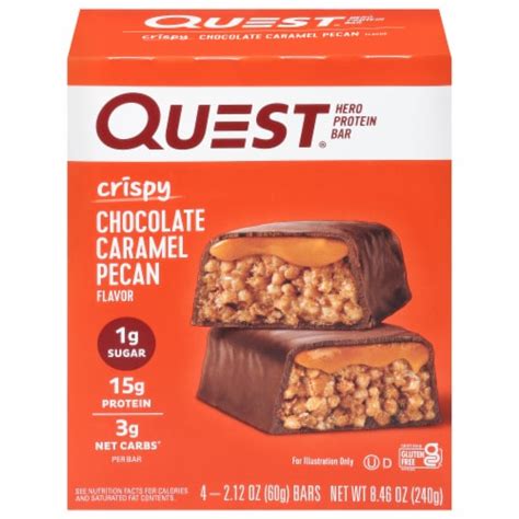 Quest Chocolate Caramel Pecan Hero Protein Bars 4 Ct Ralphs