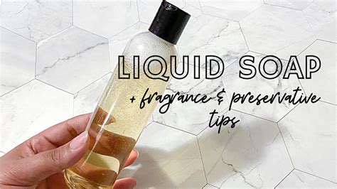 How To Make Liquid Soap From Scratch Recipe With Fragrance And