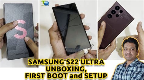 Samusng Galaxy S22 Ultra Unboxing And How To Setup S22 Ultra First