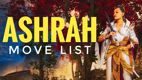 Mortal Kombat 1 Ashrah Move List YouTube