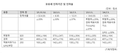 최상목 유류세 인하 2개월연장인하 폭은 축소