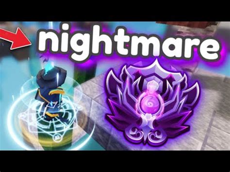 I Got NIGHTMARE EMOTE In RANKED... (Roblox BedWars) - YouTube