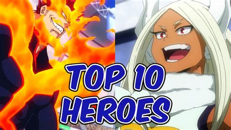 Boku no Hero Academia estos son los 10 héroes profesionales más