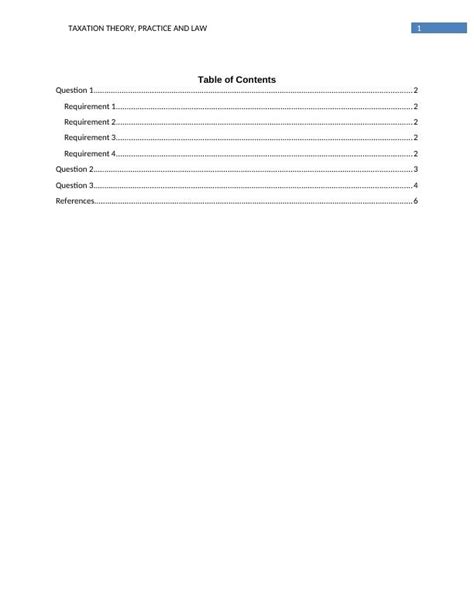 Taxation Theory Practice And Law Desklib